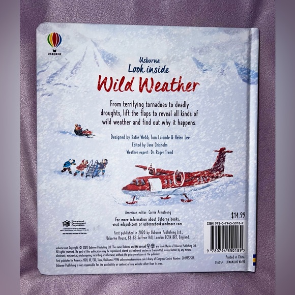 ⚡️Look Inside Wild Weather Flap Book⛈️ - Picture 2 of 6